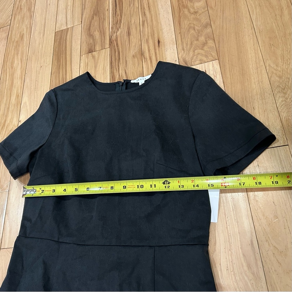 NWT Vetta Short Sleeve Sheath Dress in Washed Black - Women’s Size Small - Picture 6 of 6